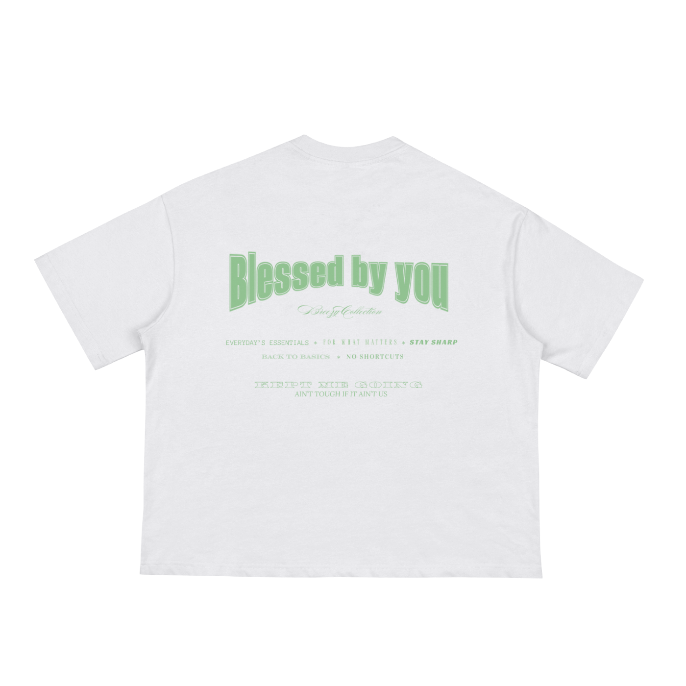 Mint Green Boxy Tee